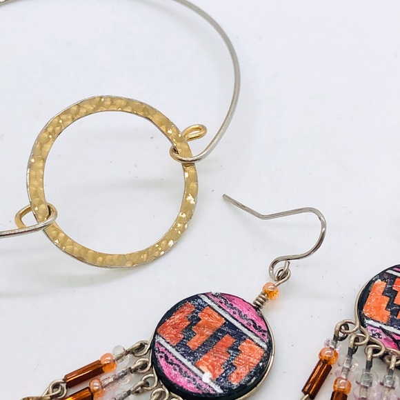 Vintage Southwestern Earrings & Dainty Bracelet - Picture 10 of 13